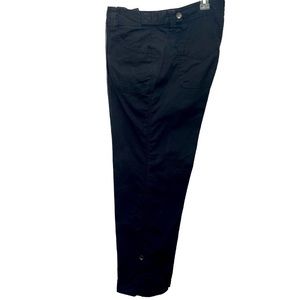 BOGO💥 Nine West Like New Black Cropped Pants Sz 8 Bin K